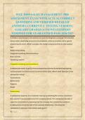 WGU D099 SALES MANAGEMENT &sol;PRE &NewLine;ASSESSMENT EXAM WITH ACTUAL CORRECT &NewLine;QUESTIONS AND VERIFIED DETAILED &NewLine;ANSWERS&vert; CURRENTLY TESTING VERSION &vert; &NewLine;ALREADY GRADED A&plus;&vert;NEWEST&vert;EXPERT &NewLine;VERIFIED FOR GUARANTEED PASS 2026&sol;2027 