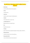 Nu 150 Test 1 Questions with Verified Correct&NewLine;Answers