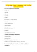 NURS 6011 Exam 1 Questions with Verified&NewLine;Correct Answers
