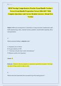 HESI Nursing Comprehensive Practice Exam Bundle Version 1 &NewLine;Newest Exam Bundle Preparation Newest 2026-2027  With &NewLine;Complete Questions And Correct Detailed Answers &vert; Brand New &NewLine;Version