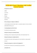 NURS 6011 Exam 2 Questions with Verified&NewLine;Correct Answers