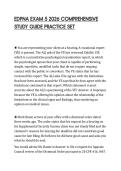 EDPNA EXAM 5 2026 COMPREHENSIVE&NewLine;STUDY GUIDE PRACTICE SET