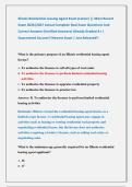 Illinois Residential Leasing Agent Exam &lpar;Latest&rpar; &vert;&vert; Most Recent                   &NewLine;Exam 2026&vert;2027 Actual Complete Real Exam Questions And                      &NewLine;Correct Answers &lpar;Verified Answers&rpar; Already Graded A&plus; &vert;                       &NewLine;Guaranteed Suc