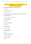 NUR 304&colon; Elimination Lessons Questions with&NewLine;Verified Correct Answers