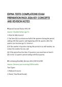 EDPNA TESTS COMPILATIONS EXAM&NewLine;PREPARATION PACK 2026 KEY CONCEPTS&NewLine;AND REVISION NOTES