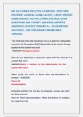 INP 402 EXAM & PRACTICE EXAM 2026 &vert; EPICCARE &NewLine;INPATIENT CLINICAL EXAM &lpar;LATEST&rpar; &vert;&vert; MOST RECENT &NewLine;EXAM 2026&vert;2027 ACTUAL COMPLETE REAL EXAM &NewLine;QUESTIONS AND CORRET ANSWERS &lpar;VERIFIED &NewLine;ANSWERS&rpar; ALREADY GRADED A&plus; &vert; GUARANTEED &NewLine;SUCCESS&excl;&excl; &vert; JUST RELEASED&excl;&excl; BRAN