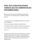 EDPNA TESTS COMPILATIONS REVISION&NewLine;HANDBOOK 2026 TEST ADMINISTRATION AND&NewLine;PSYCHOMETRIC BASICS