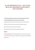 NU 650 EXAM Bundle &vert; 2026&sol;2027 Update with complete solutions&period;