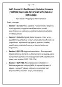 &NewLine;&NewLine;&NewLine;&NewLine;&NewLine;IAAO Course 311 Real Property Modeling Concepts &NewLine;PRACTICE EXAM &lpar;100&rpar; QUESTIONS WITH RADICLE &NewLine;RATIONALES &NewLine;