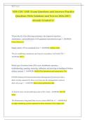 NDI CDC URE Exam Questions and Answers Practice &NewLine;Questions With Solutions and Newest 2026-2027 &vert; &NewLine;Already Graded A&plus; 