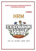 Test Bank For Human Resource Management 6th Edition by &NewLine;Noe Hollenbeck&comma; Gerhart Wright 