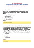 MN 580 MIDTERM EXAM&NewLine;COMPLETE QUESTIONS AND DETAILED SOLUTIONS&NewLine;LATEST UPDATE THIS YEAR JUST RELEASED