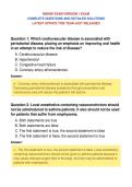 NBDHE EXAM VERSION 1 EXAM&NewLine;COMPLETE QUESTIONS AND DETAILED SOLUTIONS&NewLine;LATEST UPDATE THIS YEAR JUST RELEASED