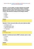 NCIDQ IDFX FINAL EXAM - COMPLETE QUESTIONS AND DETAILED SOLUTIONS LATEST&NewLine;UPDATE THIS YEAR JUST RELEASED
