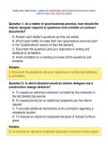 NCIDQ IDPX PREP EXAM - COMPLETE QUESTIONS AND DETAILED SOLUTIONS LATEST&NewLine;UPDATE THIS YEAR JUST RELEASED