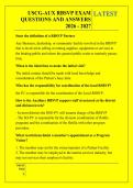 USCG-AUX RBSVP EXAM &NewLine;QUESTIONS AND ANSWERS &NewLine;2026 - 2027