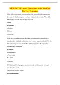 NURS 623 Exam 4 Questions with Verified&NewLine;Correct Answers