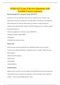 NURS 623 Exam 4 Review Questions with&NewLine;Verified Correct Answers