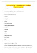 NURS 623 Test 3 Questions with Verified&NewLine;Correct Answers
