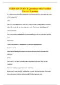 NURS 623 EXAM 1 Questions with Verified&NewLine;Correct Answers