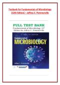 Testbank for Fundamentals of Microbiology &NewLine;&lpar;12th Edition&rpar; &ndash; Jeffrey C&period; Pommerville &NewLine;