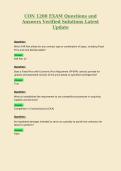 CON 1200 EXAM Questions and Answers Verified Solutions Latest Update 2