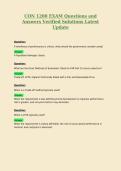 CON 1200 EXAM Questions and Answers Verified Solutions Latest Update 3