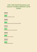 CON 1200 EXAM Questions and Answers Verified Solutions Latest Update