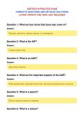 SARTECH III PRACTICE EXAM&NewLine;COMPLETE QUESTIONS AND DETAILED SOLUTIONS&NewLine;LATEST UPDATE THIS YEAR JUST RELEASED