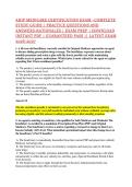 AHIP MEDICARE CERTIFICATION EXAM &ndash;COMPLETE &NewLine;STUDY GUIDE &vert; PRACTICE QUESTIONS AND &NewLine;ANSWERS-RATIONALES &vert; EXAM PREP &vert; DOWNLOAD &NewLine;INSTANT PDF &vert; GUARANTEED PASS &vert;&vert; LATEST EXAM &NewLine;2026-2027 