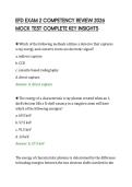 EFD EXAM 2 COMPETENCY REVIEW 2026&NewLine;MOCK TEST COMPLETE KEY INSIGHT