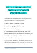 HESI FUNDAMENTALS PRACTICE&NewLine;EXAM 2026 QUESTIONS AND&NewLine;ANSWERS GRADED A&plus;
