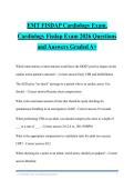 EMT FISDAP Cardiology Exam&comma;&NewLine;Cardiology Fisdap Exam 2026 Questions&NewLine;and Answers Graded A&plus;