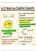 Premium Handwritten Gravitation Study Notes