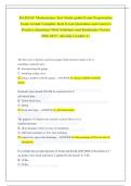 RAMSAY Maintenance Test Study guide Exam Preparation &NewLine;Exam Actual Complete Real Exam Questions and Answers &NewLine;Practice Questions With Solutions and Rationales Newest &NewLine;2026-2027 &vert; Already Graded A&plus;