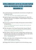 EFDA HOTTEL FINAL EXAM TEST PAPER 2026&NewLine;FULL QUESTIONS AND ANSWERS VERIFIED&NewLine;STUDY GUIDE FINAL PREP
