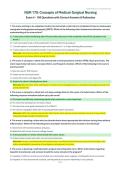 NUR 170 Exam 4 &ndash; Concepts of Medical-Surgical Nursing &vert; Complete Q&A Review Guide with Rationales &vert; Galen College &vert; Updated Fall 2026&ndash;2027&period;