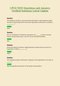 CPCO TEST Questions and Answers Verified Solutions Latest Update