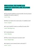 EFDA ACTUAL TEST PAPER 2026&NewLine;COMPLETE QUESTIONS AND SOLUTIONS&NewLine;GRADED A&plus;