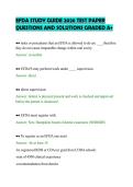 EFDA STUDY GUIDE 2026 TEST PAPER&NewLine;QUESTIONS AND SOLUTIONS GRADED A&plus;