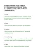 EHR EXAM 1 MOCK TEST WITH ANSWER&NewLine;RATIONALES 2026