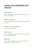 EHR FINAL EXAM COMPREHENSIVE STUDY&NewLine;GUIDE 2026