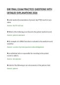 EHR FINAL EXAM PRACTICE QUESTIONS WITH&NewLine;DETAILED EXPLANATIONS 2026&NewLine;
