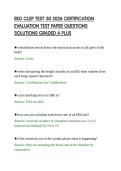 EKG CLEP TEST 50 2026 CERTIFICATION&NewLine;EVALUATION TEST PAPER QUESTIONS&NewLine;SOLUTIONS GRADED A PLUS&NewLine;
