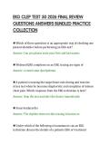 EKG CLEP TEST 50 2026 FINAL REVIEW&NewLine;QUESTIONS ANSWERS BUNDLED PRACTICE&NewLine;COLLECTIO
