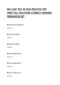 EKG CLEP TEST 50 2026 PRACTICE TEST&NewLine;SHEET FULL SOLUTIONS CORRECT ANSWERS&NewLine;PREPARATION SET&NewLine;