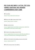 EKG PLAIN AND SIMPLE 4 ACTUAL TEST 2026&NewLine;VERIFIED QUESTIONS AND ANSWERS&NewLine;COMPREHENSIVE STUDY GUIDE
