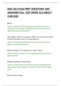 EMS 202 EXAM PREP QUESTIONS AND&NewLine;ANSWERS FULL TEST PAPER ACCURACY&NewLine;CHECKED