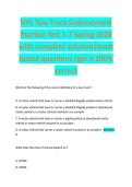 NYS Tow Truck Endorsement Practice Test 1-7 Spring 2026 with complete solution&sol;most tested questions &sol;get it 100&percnt; correct 