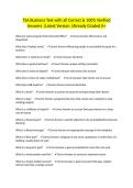 Texas TSA LoneStar&sol;Texan Statesman Degree Exam with all Correct & 100&percnt; Verified Answers &vert;Latest Version &vert;Already Graded A&plus;